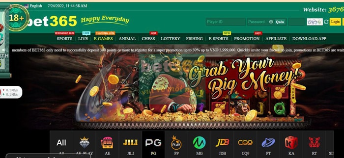 Game điện tử tại casino Bet365vn